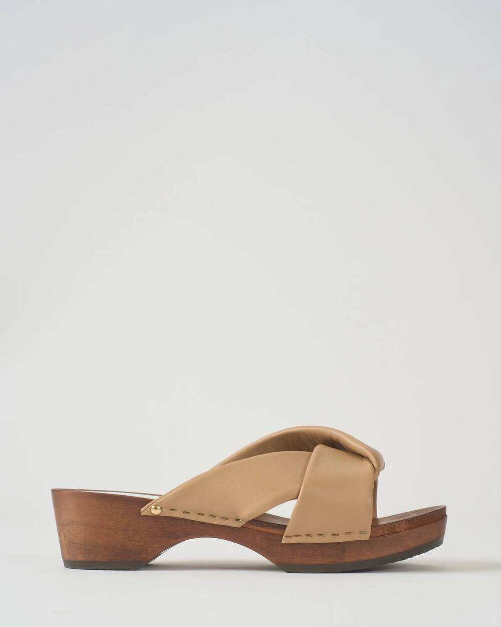 NEW SABOT YOUYOU women's low clog sandal in lion soft leather